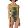 imageSpeedo Womens Swimsuit One Piece PowerFlex Flyback Printed Adult Team ColorsHydro Speedo Yellow