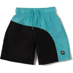 imageSpeedo Boys Swim Trunk Mid Length Redondo SolidBlock Porcelain
