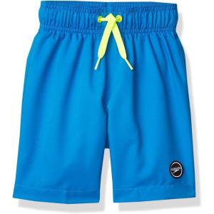 imageSpeedo Boys Swim Trunk Mid Length Redondo SolidBlue Lemonade