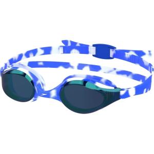 imageSpeedo Kids Swim Goggles Junior Hyper Flyer Ages 614Cobalt BlueBaja BlueIrisEmerald Mirrored