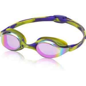 imageSpeedo Kids Swim Goggles Junior Hyper Flyer Ages 614PurpleIris Mirrored