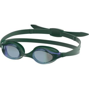 imageSpeedo Kids Swim Goggles Junior Hyper Flyer Ages 614Team Dark Green Mirrored