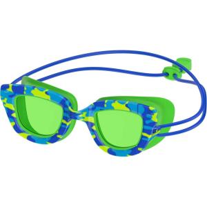 imageSpeedo Kids Swim Goggles Sunny G Ages 38Speedo Blue CamoJello Green
