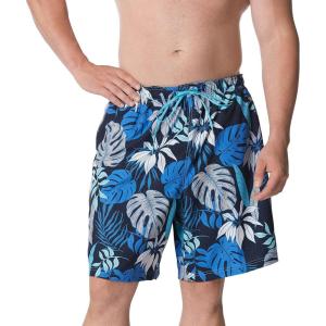 imageSpeedo Mens Swim Trunk Big and Tall RedondoHothouse Peacoat