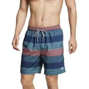 imageSpeedo Mens Swim Trunk Mid Length Redondo StripeOil Blue