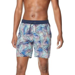 imageSpeedo Mens Swim Trunk Mid Length SeasideThrowing Shade Hot Coral