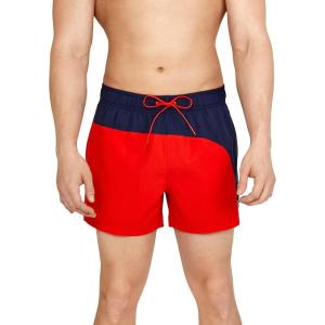 imageSpeedo Mens Swim Trunk Short Length Redondo SolidBlock High Risk Red