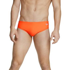 imageSpeedo Mens Swimsuit Brief Endurance The One GraphicNeon Tangerine