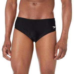 imageSpeedo Mens Swimsuit Brief Powerflex Eco Solid AdultNew Black