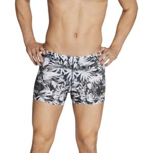 imageSpeedo Mens Swimsuit Square Leg PrintedBlackWhite