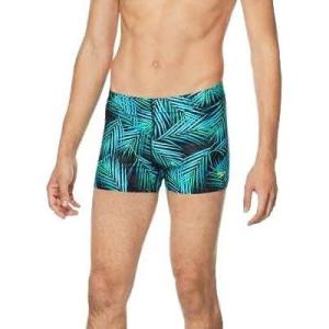 imageSpeedo Mens Swimsuit Square Leg PrintedPuzzle Ocean Depths