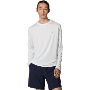 imageSpeedo Mens Uv Swim Shirt Graphic Long Sleeve TeeFueled Bright White