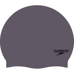 imageSpeedo UnisexAdult Swim Cap Silicone ElastomericVintage Fog