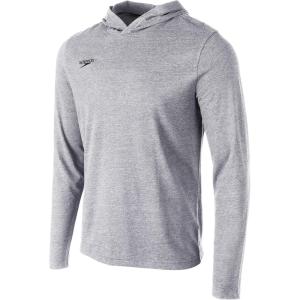 imageSpeedo UnisexAdult TShirt Long Sleeve Hoodie Pull Over Team Warm UpMedium Heather