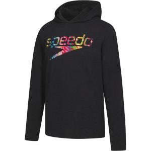 imageSpeedo UnisexAdult TShirt Long Sleeve Hoodie Pull Over Team Warm UpPride Anthracite