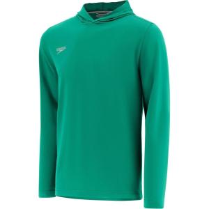 imageSpeedo UnisexAdult TShirt Long Sleeve Hoodie Pull Over Team Warm UpSpeedo Green