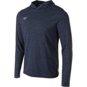 imageSpeedo UnisexAdult TShirt Long Sleeve Hoodie Pull Over Team Warm UpSpeedo Navy