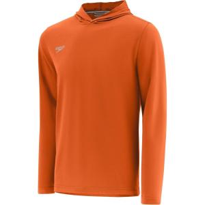 imageSpeedo UnisexAdult TShirt Long Sleeve Hoodie Pull Over Team Warm UpSpeedo Orange