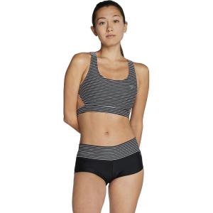 imageSpeedo Womens Swimsuit Bottom Boyshort LengthNew BlackWhite