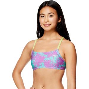 imageSpeedo Womens Swimsuit Top Bikini Endurance Strappy Back DemiMini Palms