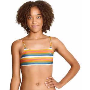 imageSpeedo Womens Swimsuit Top Bikini Endurance Strappy Back DemiMulti Stripe