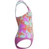 imageSpeedo Big Girls Solid Infinity Splice One Piece SwimsuitArctic Glass