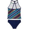 imageSpeedo Big Girls Solid Infinity Splice One Piece SwimsuitColorful Direction