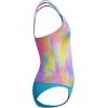 imageSpeedo Big Girls Solid Infinity Splice One Piece SwimsuitHula Blend