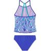imageSpeedo Big Girls Solid Infinity Splice One Piece SwimsuitPurple Hebe