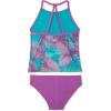 imageSpeedo Big Girls Solid Infinity Splice One Piece SwimsuitShady Palm