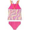imageSpeedo Big Girls Solid Infinity Splice One Piece SwimsuitWild N Wavy