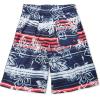 imageSpeedo Boys Swim Trunk Knee Length Boardshort EBoard PrintedFloral Peacoat