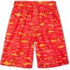 imageSpeedo Boys Swim Trunk Knee Length Boardshort EBoard PrintedSharks Vibrant Orange