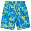 imageSpeedo Boys Swim Trunk Mid Length Redondo PrintedPalms Blue Atoll