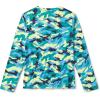 imageSpeedo Boys UV Swim Shirt Long Sleeve Tee GraphicCamo Cover Navigate