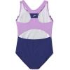imageSpeedo Girls Swimsuit One Piece Infinity Splice Thick Strap2023 Sweet Taro