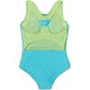 imageSpeedo Girls Swimsuit One Piece Infinity Splice Thick StrapBlue Atoll
