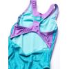 imageSpeedo Girls Swimsuit One Piece Infinity Splice Thick StrapCapri Blue