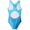 imageSpeedo Girls Swimsuit One Piece Infinity Splice Thick StrapDeep Sapphire