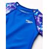 imageSpeedo Girls Uv Swim Shirt Long Sleeve Rashguard SetDeep Sapphire