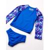 imageSpeedo Girls Uv Swim Shirt Long Sleeve Rashguard SetDeep Sapphire