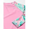 imageSpeedo Girls Uv Swim Shirt Long Sleeve Rashguard SetFuchsia Pink