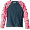 imageSpeedo Girls Uv Swim Shirt Long Sleeve RashguardAsphaltPink