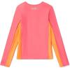 imageSpeedo Girls Uv Swim Shirt Long Sleeve RashguardCoral Paradise