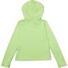 imageSpeedo Girls Uv Swim Shirt Long Sleeve RashguardHooded Paradise Green