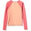 imageSpeedo Girls Uv Swim Shirt Long Sleeve RashguardHot Apricot