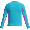 imageSpeedo Girls Uv Swim Shirt Long Sleeve RashguardHula Blend