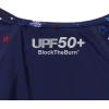 imageSpeedo Girls Uv Swim Shirt Long Sleeve RashguardRedWhiteBlue