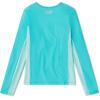 imageSpeedo Girls Uv Swim Shirt Long Sleeve RashguardScuba Blue