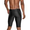 imageSpeedo Mens Standard Swimsuit Jammer Endurance Splice Team ColorsBlackBlackWhite